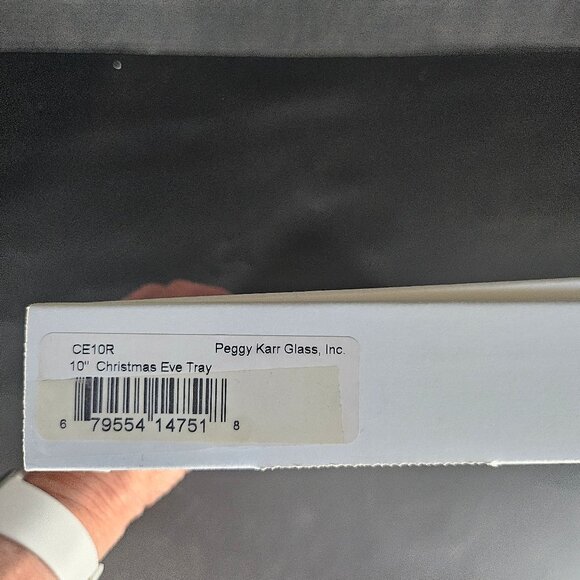 Peggy Karr, Christmas Eve 9.5" x 5.5"  Signed Holiday Plate In Box - Picture 12 of 12